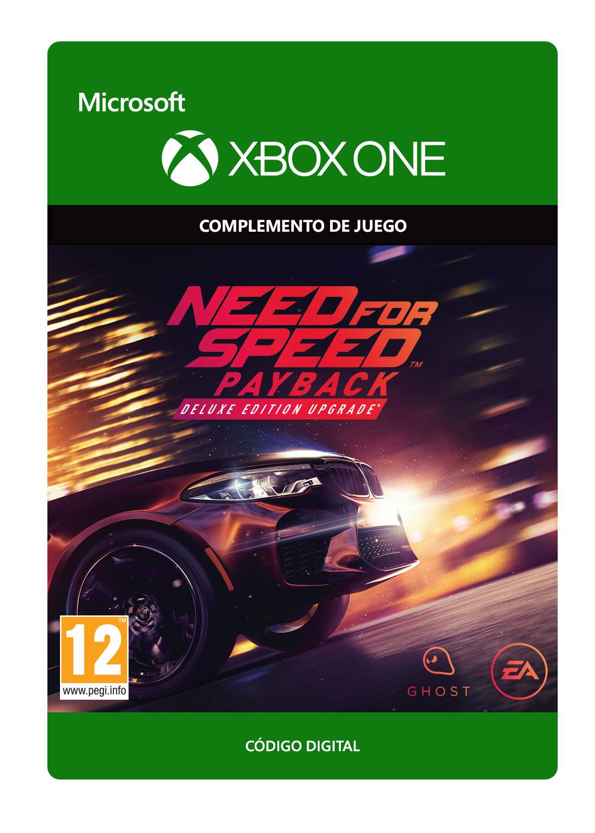 NEED FOR SPEED PAYBACK - DELUXE EDITION UPGRADE
