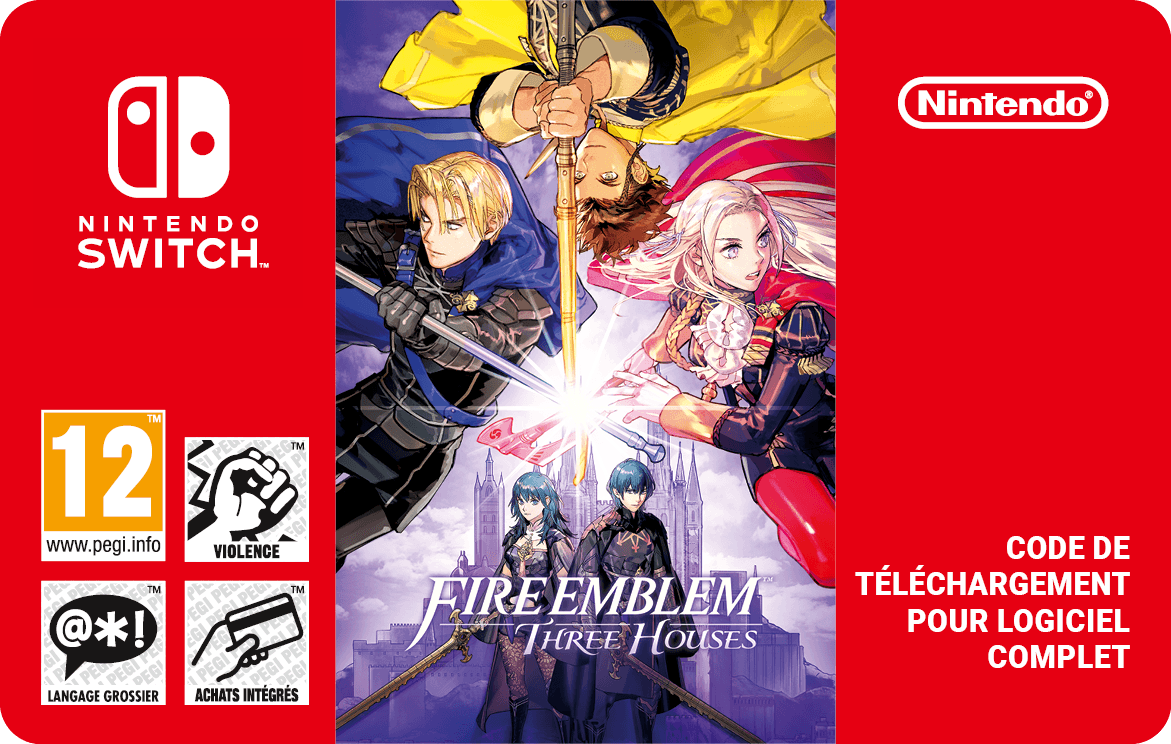 NINTENDO Code de t&eacute;l&eacute;chargement Fire Emblem Three Houses  Switch 