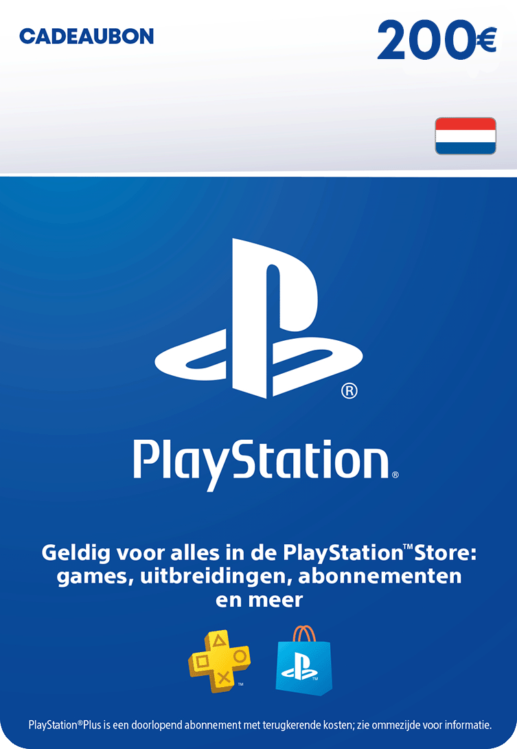 PlayStation Kaart 200 euro | PlayStation tegoed | PSN Card