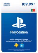 Cartão PlayStation Store 109.99 Euros - PT