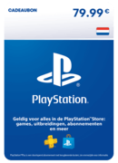 PlayStation Store Card 79.99 Euros - NL