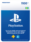 PlayStation Store-presentkort 1100 kr - SE
