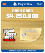 Whale Card GTA Online (PSN-gavekort) - DK