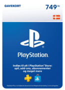 PlayStation Store-gavekort 749 kr - DK