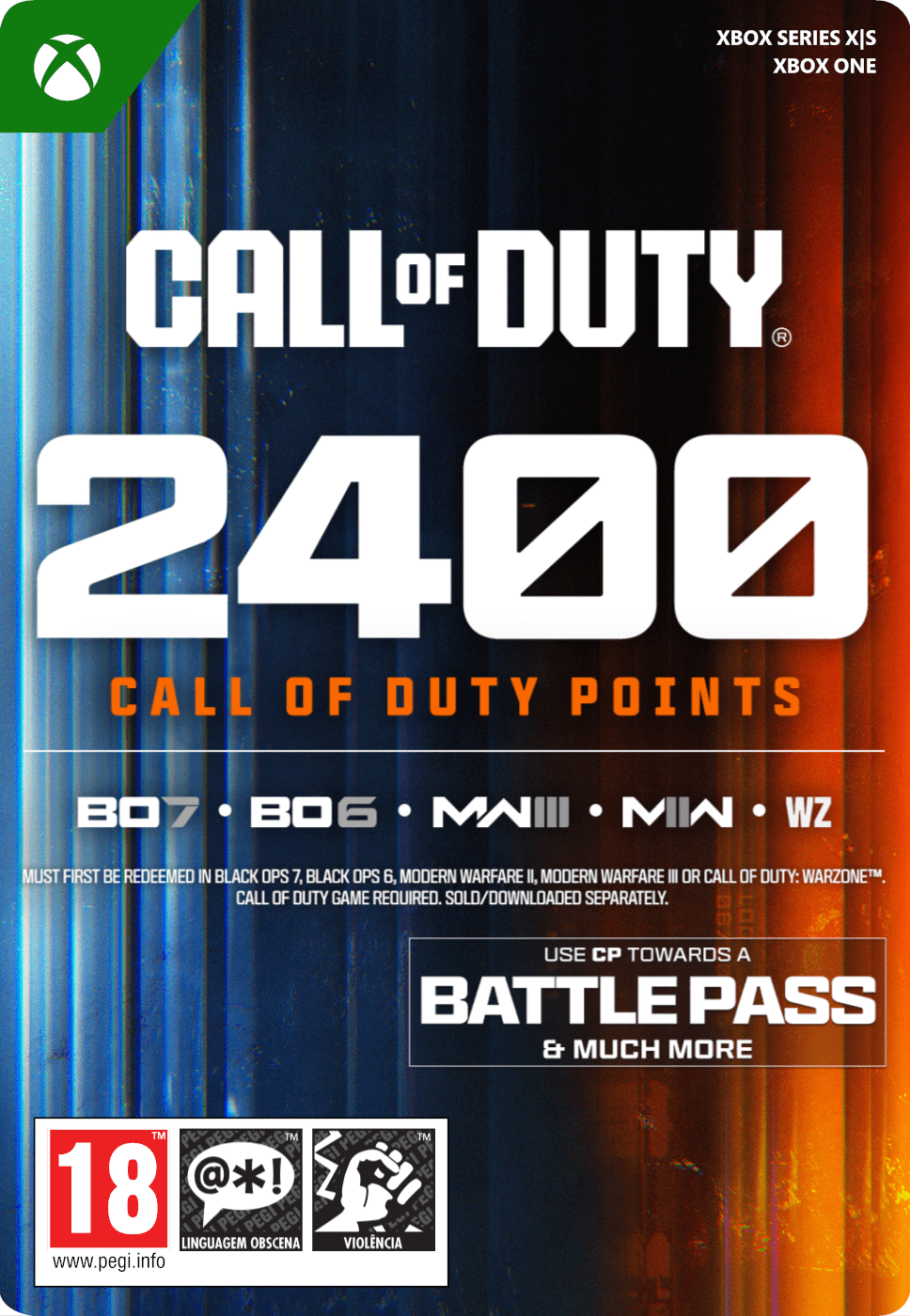 2.400 PONTOS CALL OF DUTY