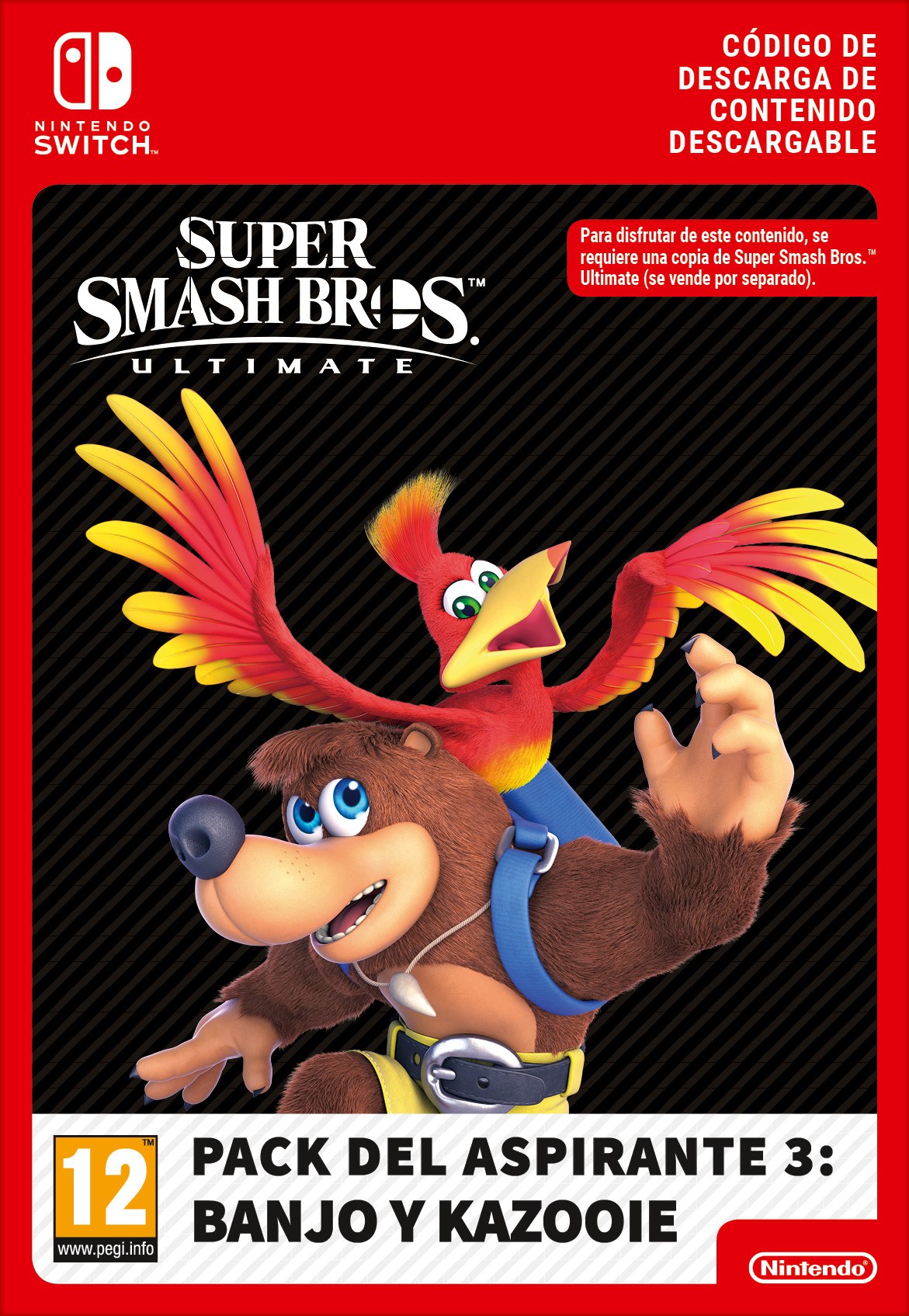 Super Smash Bros. Ultimate - Pack del aspirante: Banjo y Kazooie