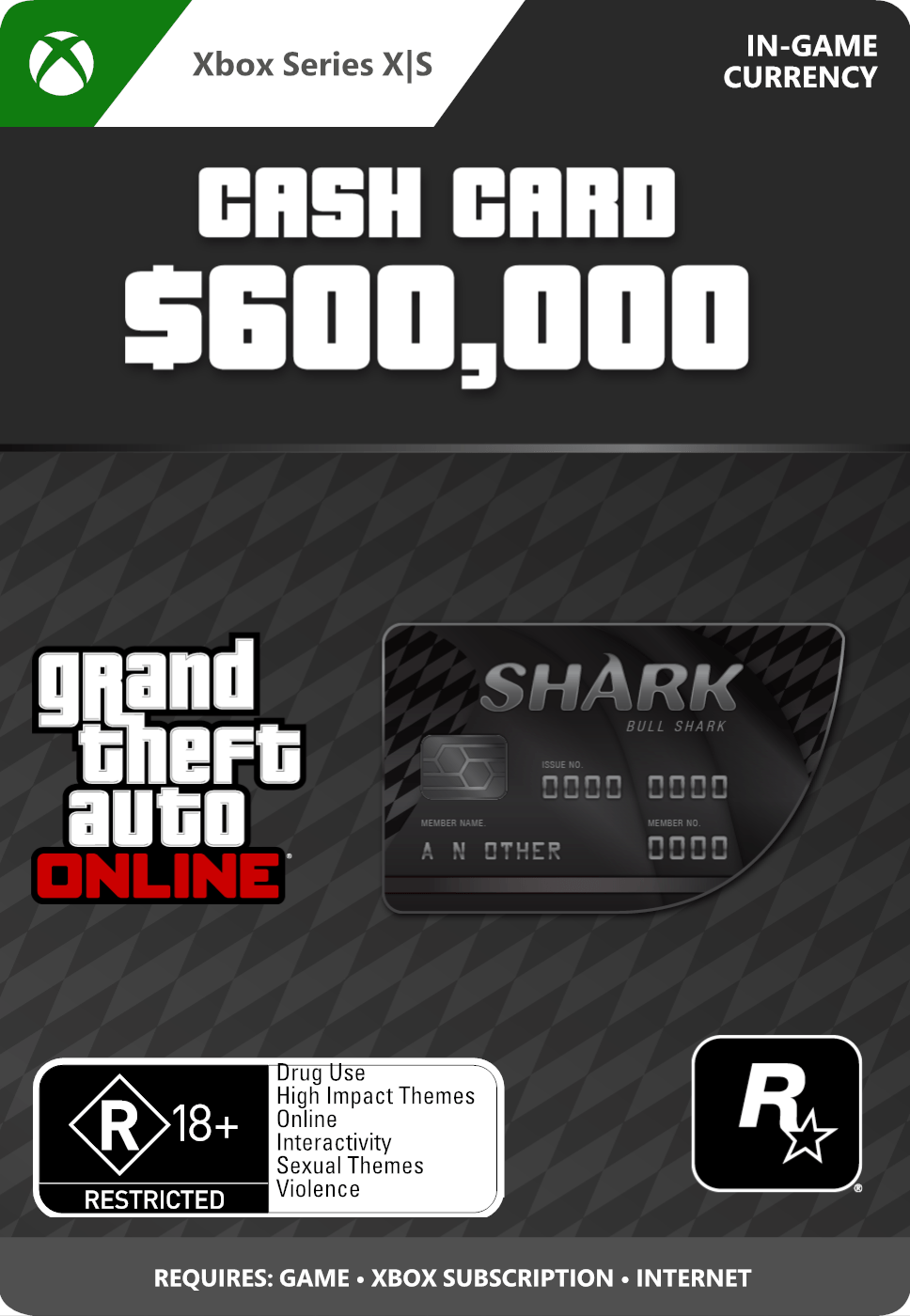 Bull Shark Card GTA Online (Xbox Series X|S)
