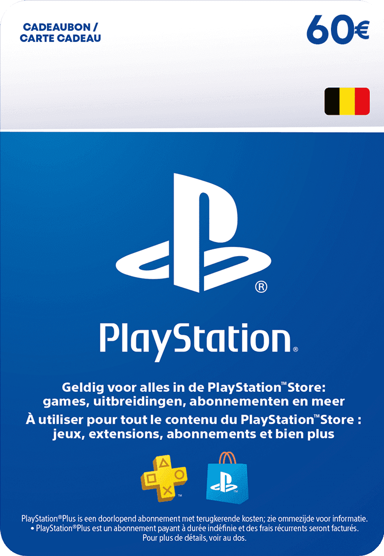 Carte PlayStation 60 €