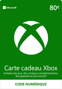 Carte Cadeau Xbox de 80 € (pour GTA VI Standard Edition)