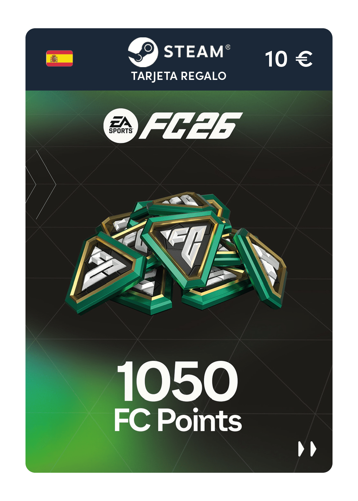 1050 puntos EA FC 26 (tarjeta regalo Steam)