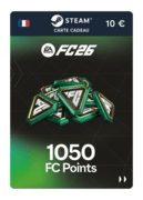 1.050 points EA FC 26 (Carte cadeau Steam) - FR