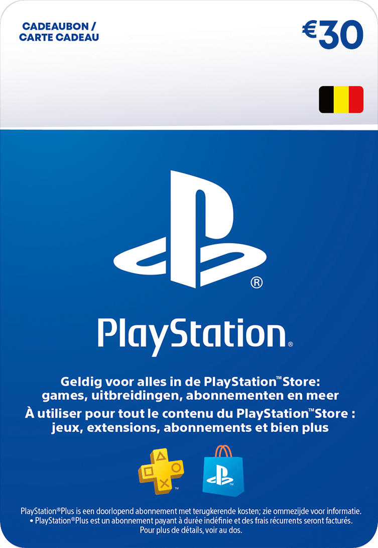 Carte PlayStation 30 €