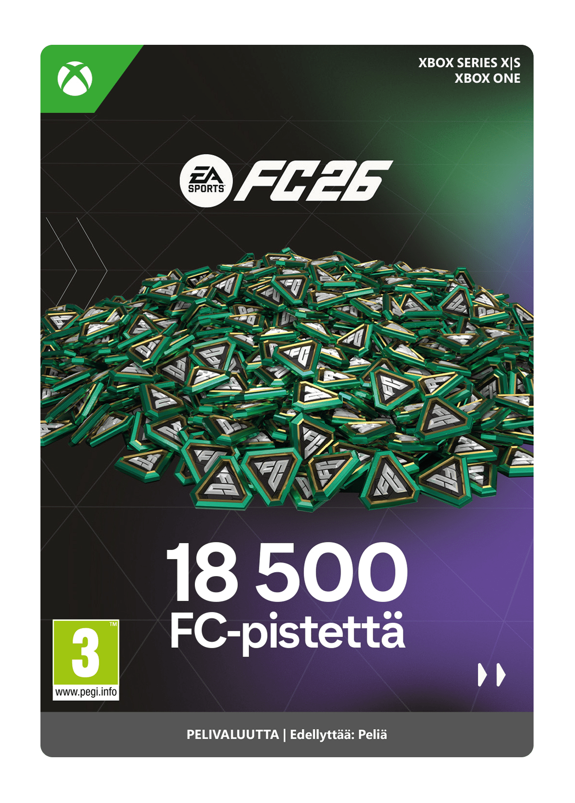 EA SPORTS FC 26 18.500 FC-PISTETTÄ