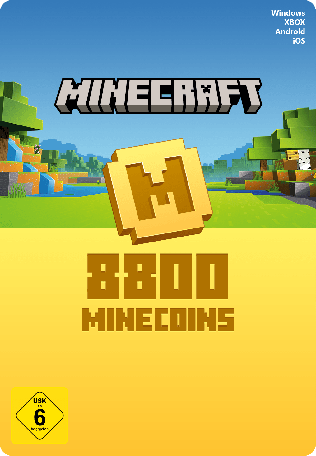 Minecraft Minecoins: 8800 Coins
