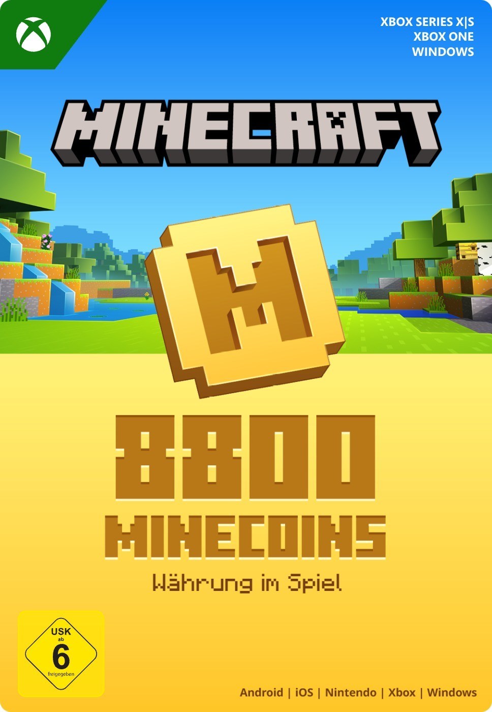 Minecraft Minecoins: 8800 Coins