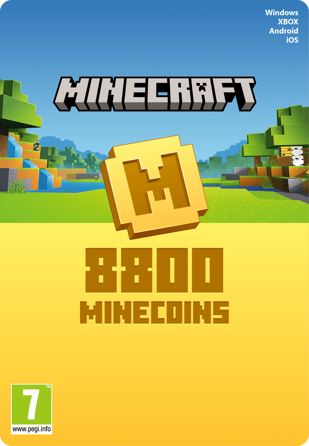 Minecraft Minecoins: 8800 Coins