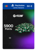 5900 EA FC 26 Points (PSN Gift Card) - PT