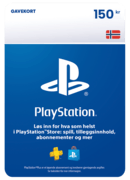 PlayStation Store-kort 150 kr - NO