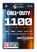 1 100 Points COD (Carte Cadeau Steam) - FR