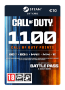 1,100 COD Points (Steam Gift Card) - FR