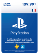 PlayStation Store Card 109.99 Euros - FR
