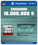 Megalodon Shark Card GTA Online (PSN Gift Card) - DE