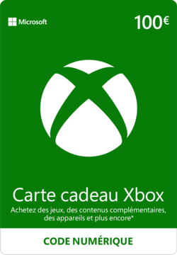 Carte Xbox 100€